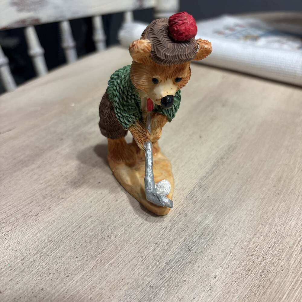 Boyds Bears & Friends Putter T. Parfore Golf Figurine